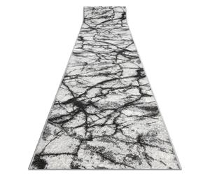 TAPIS DE COULOIR BCF MORAD Marmur Marbre gris 60 cm 60x470 cm