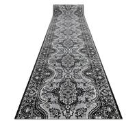 TAPIS DE COULOIR BCF MORAD Wiosna rosette gris 100 cm 100x250 cm