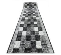 TAPIS DE COULOIR BCF RAFIA gris 100 cm 100x500 cm