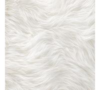 Tapis de couloir en fausse laine de mouton, 60 x 150 cm, tapis d'appoint en peluche douce, tapis de jeté blanc à poils longs avec bordure effet suède, pour chevet de lit et couloir