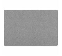 Tapis de couloir en polypropylène - vidaXL - 100x150 cm - Gris clair - Antidérapant - Lavable en machine