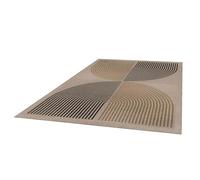 Tapis de couloir facile en jute arc-en-ciel 61 x 182 cm tapis lavable pour couloir, ferme, cuisine, tapis d'extérieur abstrait noir et nature, pour porche, buanderie, entrée, BAr094 (E, 28 x 22 x 5 cm
