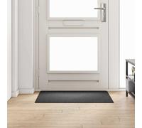 vidaXL Tapis de couloir en polypropylène Antidérapant Lavable en machine 100x150 cm Gris clair