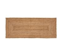 Tapis de Couloir Jute 80x200cm Beige