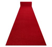 Tapis de couloir KARMEL plaine carmin / rouge 140 cm 140x140 cm