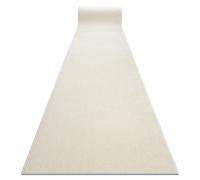 Tapis de couloir KARMEL plaine une couleur blanc 60 cm 60x160 cm