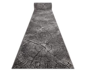 Tapis de couloir SILVER Tronko Arbre Bois gris 120cm 120x900 cm