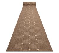 TAPIS DE COULOIR SIZAL FLOORLUX modèle 20079 café / mais 70 cm 70x160 cm