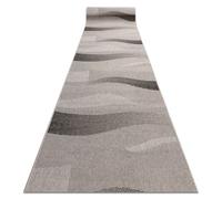 TAPIS DE COULOIR SIZAL FLOORLUX modèle 20212 argentin / noir 70 cm 70x160 cm