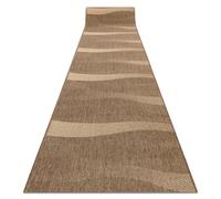 TAPIS DE COULOIR SIZAL FLOORLUX modèle 20212 café / mais 70 cm 70x160 cm