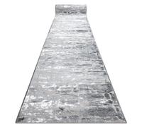 Tapis de couloir Structural MEFE 6184 deux niveaux de molleton gris foncé 60 cm 60x130 cm