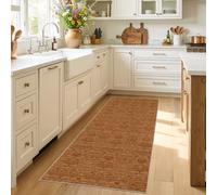 Tapis de Couloir Tapis Cuisine Antidérapant Lavable en Machine Tapis D'EntréE Interieur Absorbant 100 x 140 cm Tapis Passage Entree Interieur Facile à Nettoyer pour Chambre à Coucher Buanderie