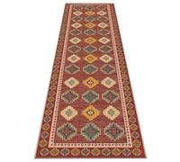 Tapis de couloir traditionnel pour couloir, salon, porte d'entrée, cuisine | Tapis de couloir de cuisine de couloir intérieur rouge rétro, longueur 1m/1.5m/2m/3m/3.5m/4m/4.5m/5m/6m(80×250cm)