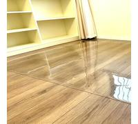 Tapis de Couloir Transparent, 1,37 m x 5,18 m - Protection antidérapante et résistante pour sols durs, idéale pour Le Salon, Le Bureau, Le Couloir et Les Meubles - Tapis en Plastique transpa