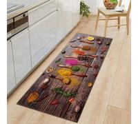 Tapis de cuisine antidérapant, épaisseur 7 mm, 60 x 90 cm, lavable, gris