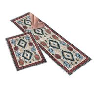 Tapis de Cuisine Devant Evier Antidérapant Paillasson 40x120cm & 40x60cm Tapis de Sol Salon sSalle de Bain Chambre Décor