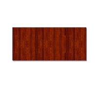 Tapis de cuisine en grain de bois rouge antidérapant, étanche, antibactérien, tapis de sol multi-usages pour cuisine, salle de bain ou poste de travail 80 x 120 cm