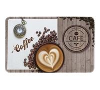 Tapis de cuisine - IDMAT - Coffee - 50x80 cm - Rectangulaire - Autres motifs