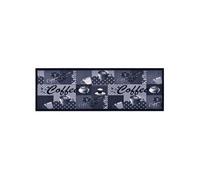 Tapis de cuisine lavable Bleu café 60x180 cm