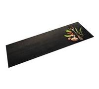 vidaXL Tapis de cuisine lavable impression d'épices 45x150 cm velours