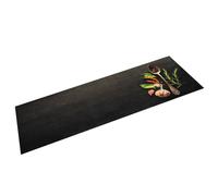 vidaXL Tapis de cuisine Impression d'épices velours lavable en machine 45x150 cm Multicolore