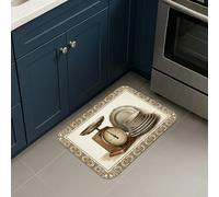Tapis de cuisine motif tournesol pour sol, bouilloire rustique, théière, jaune d'été, confortable, lavable, pour évier, buanderie, entrée, salle de bain, 40,6 x 61 cm