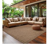 Tapis de Cuisine - SIMPEX - 80 x 150 cm - Marron - Résistant aux Intempéries - Lavable