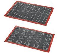 Silikomart Tapis de cuisson Air Mat Éclair & Choux – silicone microperforé 40x30 cm, antiadhésif