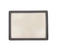 Tapis de cuisson en silicone avec cadre en métal, tapis à rouler sans pâtisserie, résistant à la chaleur, pour biscuits, pain, gâteau, 42 x 32 cm (noir)