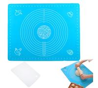 Tapis de Cuisson en Silicone - Plateau Antiadhésif Pour Macarons, Pâtisserie et Pâte - Plaque à Pâtisserie 50×70cm, Bleu
