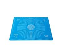 Tapis de cuisson en silicone, tapis pétrissage, pâte, machine à pizza, outils cuisine antiadhésifs, ustensiles, accessoires pour Biscuits,Pâte à Pizza(Blue,60x45cm)