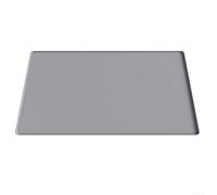 Tapis de cuisson extra large en silicone épais antidérapant 40 x 60 cm résistant à la chaleur pour protection du four et du comptoir (gris)