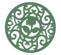Tapis De Dessous De Plat En Silicone, Tapis Résistants à la Chaleur Pour Supports De Casseroles Chaudes De Comptoir, Tapis En Silicone Pour Théière De Comptoir De Cuisine(Vert)