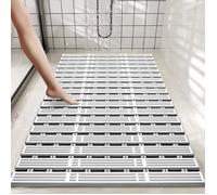 Tapis de Douche Antidérapant-Tapis Antidérapant Baignoire-Caillebotis Douche avec Ventouses,Matériau PP+TPE,Résistant-90x40cm