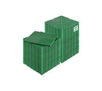 Tapis de Drainage Emboîtable Tapis Dalle de Sol 31x31cm PP Antidérapant 50PCS Vert