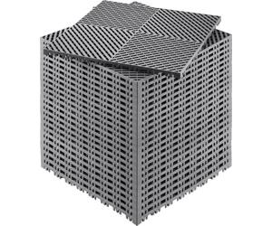 Tapis de drainage Tapis modulaire emboîtable Carreau de sol drainant 15,7 po x 15,7 po