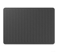 Tapis de Four en Silicone Antiadhésif 70x50cm Protecteur de Fond de Cuisinière Résistant à la Chaleur pour Convection(black)