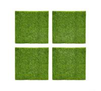 Tapis De Gazon Artificiel 30x30cm Plastique Miniature Pour Artisanat | Apparence réaliste texture naturelle flexible pour facile à couper pour modélisme maison de terrarium
