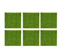 Tapis De Gazon Artificiel 30x30cm Plastique Miniature Pour Artisanat | Apparence réaliste texture naturelle flexible pour facile à couper pour modélisme maison de terrarium