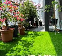 Tapis de Gazon Artificiel de 20 mm d'épaisseur, Aspect Naturel et réaliste, Remplacement de Gazon Artificiel, Tapis d'intérieur/extérieur Bon marché (1,5 m) Largeur (Dimensions : 1,5 x 10 m)