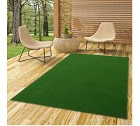 Tapis de gazon artificiel - EXTERIORTREND - Kingston - 200x400 cm - Vert - Drainage intégré