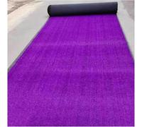 Tapis de Gazon synthétique de 3 cm d'épaisseur, idéal pour Les Aires de Jeux et Les Jardins - Tapis décoratif en Faux Gazon Violet (50 x 200 cm) - Durable, Doux et Facile à Nettoyer