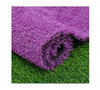 Tapis de Gazon synthétique réversible - Tapis de Gazon Artificiel réaliste pour Chiens, Patio et Jardin - Vert Printemps avec Trous Violets - Tapis Astro Durable (51 x 99 cm)