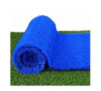 Tapis de Gazon synthétique, Tapis de Gazon Artificiel - 99 x 99 cm (39 x 39 po) - Gazon synthétique pour Patio, Jardin, pelouse et aménagement paysager - Aspect Naturel avec Trous de drainag