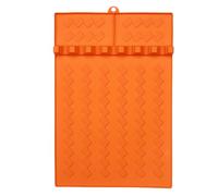 Tapis de gril en silicone Outils Sous-verre Table latérale | Porte-spatule pour cuisiner dans la cuisine à la maison sur le comptoir avec plaque de cuisson, cuisson et barbecue