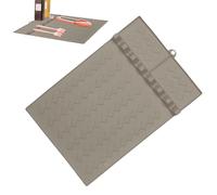 Tapis de Gril en Silicone - Support de spatule résistant à la Chaleur de 223 g, Protecteur d'étagère latérale de Gril antidérapant | de Cuisson pour comptoir de Cuisine BBQ, Accessoire de cuiss