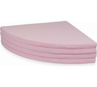Tapis de jeu 160cm pour enfants, rond, pliable, rose poudré