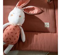 Tapis de jeu en gaze de coton Terracotta (100 x 100 cm)