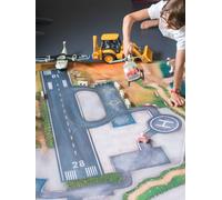 Tapis De Jeu Enfant Avions décollage Immédiat - Fabriqué En France Multicolore 60X90