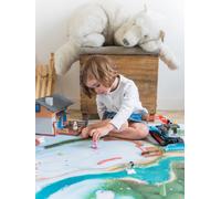 Tapis De Jeu Enfant étoiles Des Neiges - Fabriqué En France Multicolore 60X90